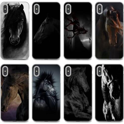 For Xiaomi poco X3 nfc F2 Pro M3 Mi 5X 6X Max Mix 1 2 2S 3 Mi5 Mi6 Mi3 Mi4 Soft Case Cover Beautiful-Dark-Horse-Wallpaper
