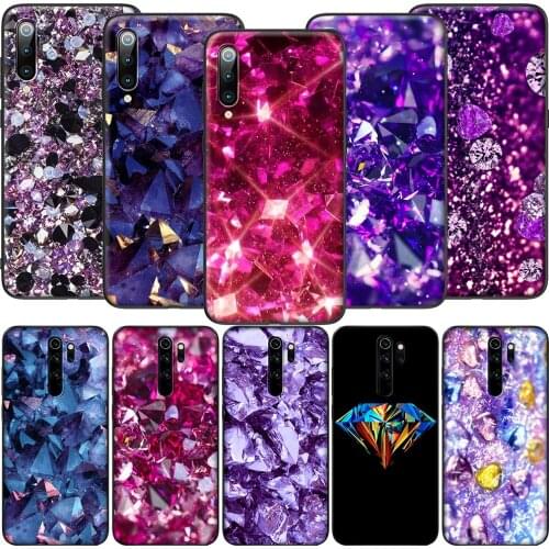 GX55 Crystal Diamond Soft Silicone Case for Redmi Note 4X 5 5A Prime 6 6A 7 7A 8 8A 8T 9 9A 9C 9S Pro Lite