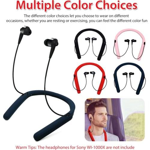 Headphones Sleeve Humanized Multi-color Wireless Bluetooth Headset Silicone Protective Case For Sony WI-1000X