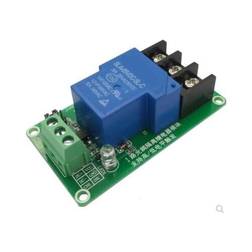 ONE 1 channel relay module 30A with optocoupler isolation 5V 12V supports high and low Triger trigger