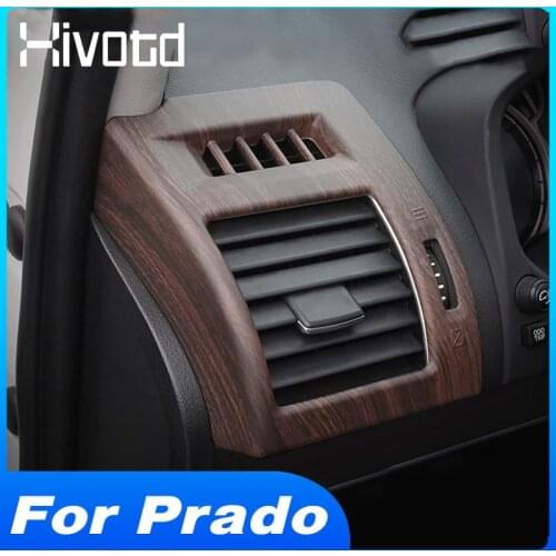 Hivotd Front Air Outlet Cover Interior Auto Accessories Modification Decorative Frame Parts For Land Cruiser Prado 150 2019 2020