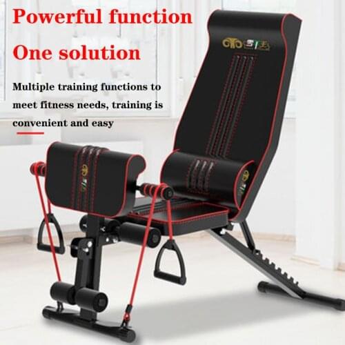 Dumbbell bench sit-ups home multifunctional abdominal muscle board fitness chair fitness equipment bird bench press