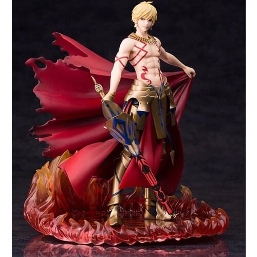 Japanese original anime figure Fate FGO Gilgamesh action figure collectible mode toys for boys