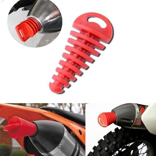1PC Motorbike Silencer Tailpipe Rubber Plug Move Blow-Down Escape Moto Muffler Wash Plug Motorcycle Exhaust Pipe Plug Protector