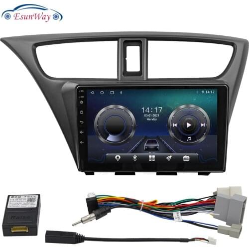 9 Inch Android 10 Radio GPS video player for Honda CIVIC Hatchback 2012-2017 Bluetooth Car multimedia system