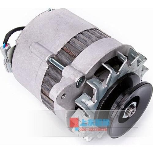 Free shipping for kobelco SK120 sumitomo SH120 Hitachi EX120 generator 4BD1 engine motor 24V30A excavator digger parts