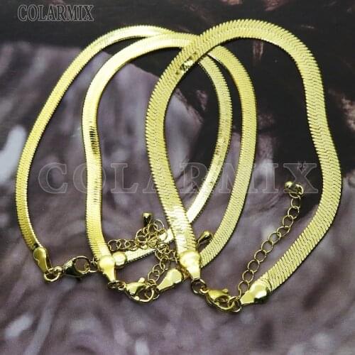 2021New Snake chain High quality Bracelets accessories fashion jewelry women snake chain Anklet 51388