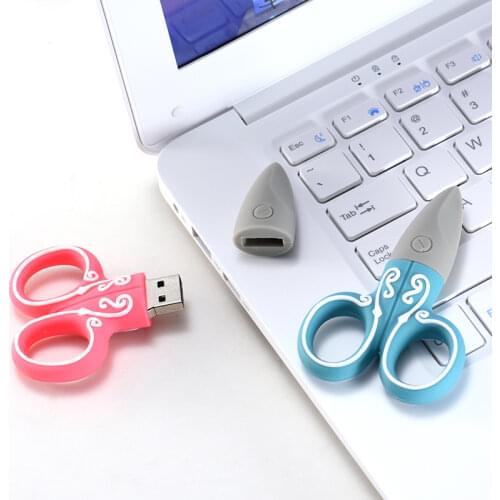 JASTER Hot Cartoon Scissors флеш 64GB/32GB/16GB Pen Drive Pendrive USB 2.0 Flash Drive Memory Stick USB Disk