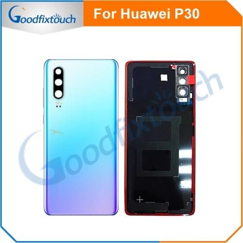 Battery Housing For Huawei P30 Battery Door Back Cover For Huwei P30 Back Housing Battery Cover With Camera Lens