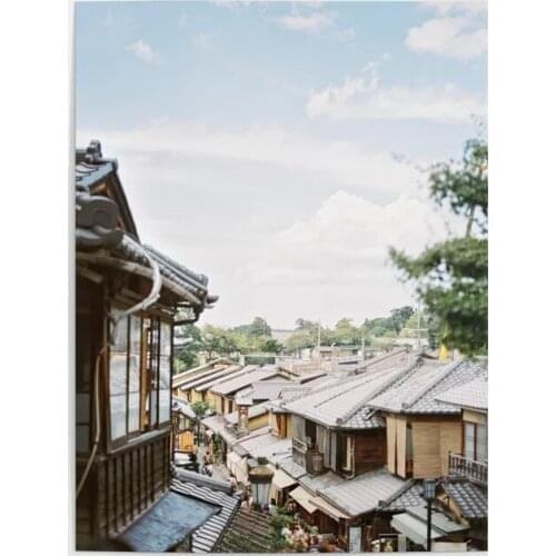 HD Print Modular Picture Canvas Painting Kyoto Old Town Travel Fine Art Posters For Living Room Home Decor Wall Art Framework