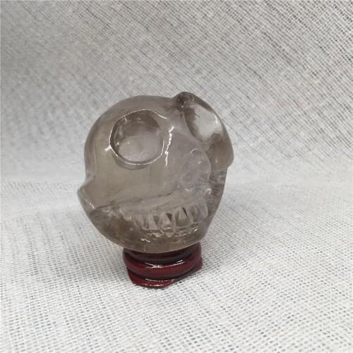 Smelting quartz crystal skull elf gift home collection Living room Feng shui furnishing articles Christmas present