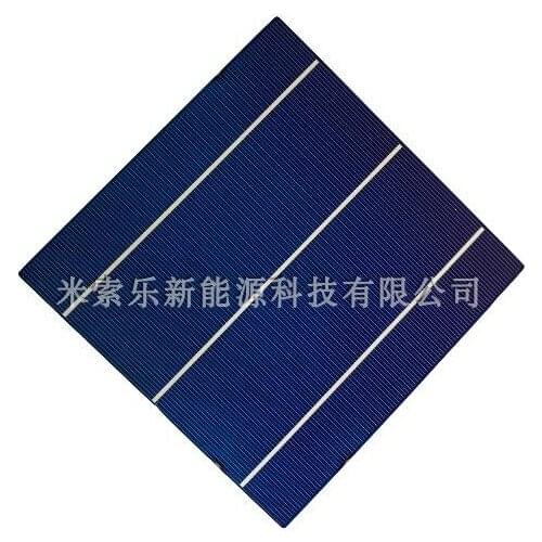 Polycrystalline Silicon Solar Cell 4.42W 0.5V, Efficiency 18%, Three-wire Continuous Production of Solar Panels