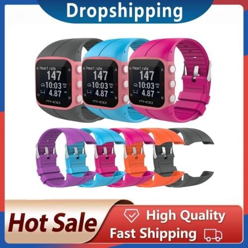 Silicone Strap For POLAR M400/M430 Solid Color Breathable Replacement Wrist Band Multiple Colors Available Wide Strap Hot