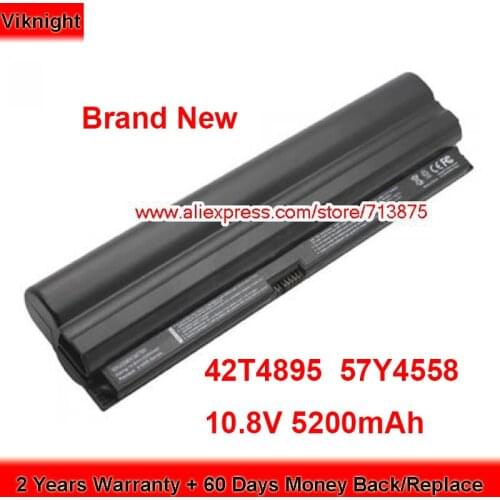 Brand New 57Y4558 Battery 42T4893 for Lenovo ThinkPad Edge 11" NVY4LFR X100e 3508 2876 3506 X120e Series 10.8V 5200mAh