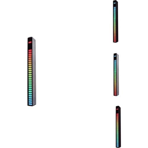 LED Strip Light Sound Control Pickup Rhythm Light Music Atmosphere Light RGB Colorful Tube Ambient Lamp