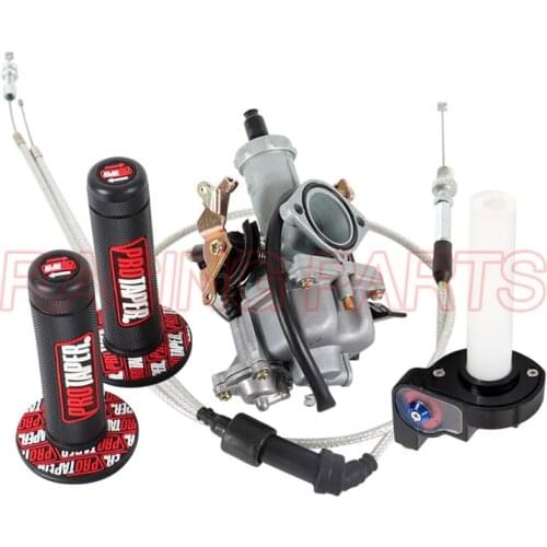 PZ30 30mm Carburetor Accelerating Pump Racing 200cc 250cc For Keihin ABM IRBIS TTR 250 With Dual Throttle Cable Length 131cm