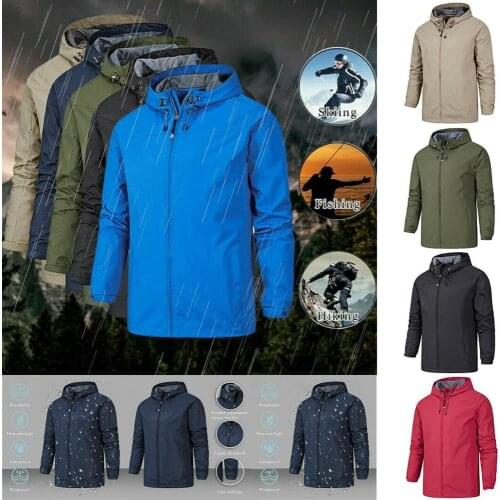 New Softshell Sailing Jacket Mens Windproof Hiking Jackets Outdoor Mountain&Hiking Winter Trekking Jacket Men Windbreaker Coats