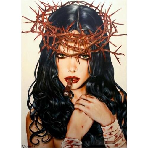 High quality Oil painting Canvas Reproductions The Last Temptation by Brian M.Viveros Painting hand painted