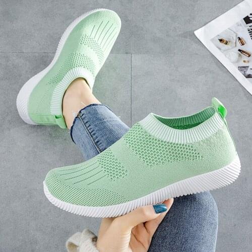 Woman Sneakers Spring Summer Womens Shoes 2021 New Sport Casual Walking Flats Shoes Comfort Breathable Lightweight Lady Trainer