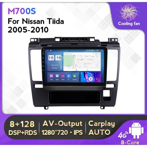 4G Lte Android 11 6+128G Car Radio Multimedia Video Player For Nissan Tiida C11 2004 - 2013 Navigation GPS Carplay+Auto WIFI
