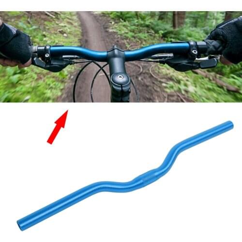Aluminum Alloy City Bike Fixed Gear Handlebar 25.4Bike Handlebar retro vintage Bent Bicycle Handlebar 25.4mm*520mm