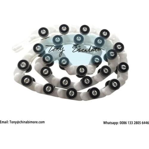 KM5232300G02 Escalator Handrail GUIDE REVERSE Chain GLASS-10 R20 Use for TravelMaster 1 Pack=4 Pieces