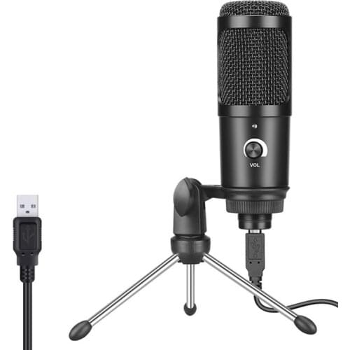USB Condenser Recording Microphone 192KHz/24Bit Professionnel Microphone for PC Computer Recording Studio Microphone
