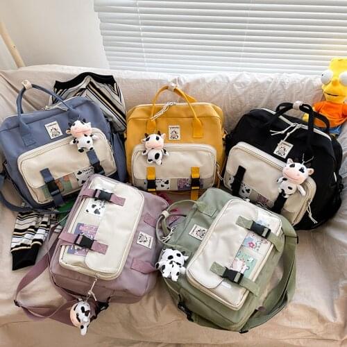 2021 New Fashion Waterproof Women Small Backpack for Teenage Girls Shoulder Bag Student College Schoolbag Cute Rucksack Bookbag