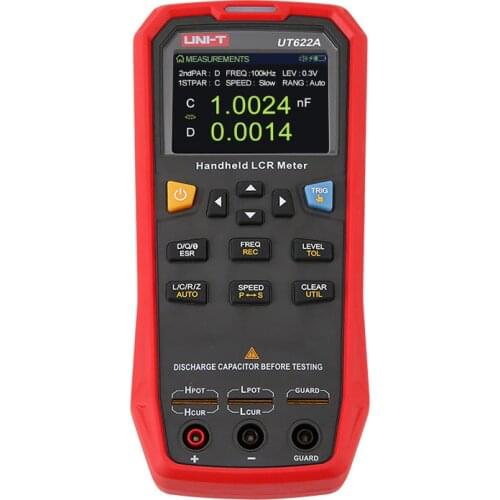 UNI-T UT622A UT622C UT622E Handheld LCR Meter High Precision Industrial Components Inductance Resistance Capacitance Tester