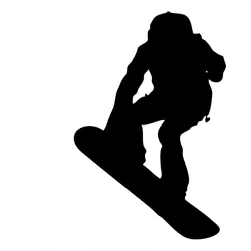 Snow Skining Snowboard Sport Car Sticker Decals Boy Funny Products Cars Styling Vinyl Motorcycle CL364