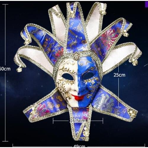 Venice clown mask Vintage Circus Men