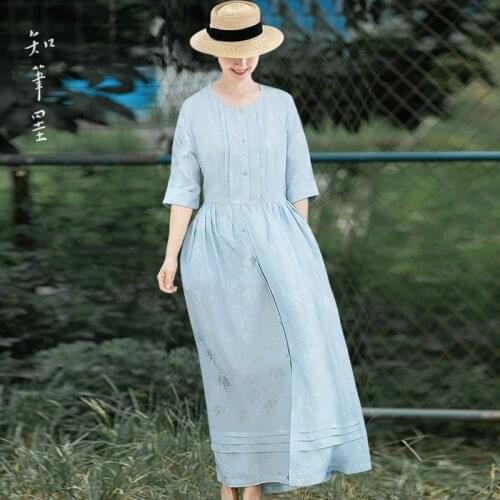 Голубые летние платья Yuemingfei China At AliExpress