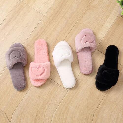 2021 New Home Slippers Winter Non-slip Cotton Shoes Warm TPR Open-toed Slippers Ordinary Thick Viscose Shoes