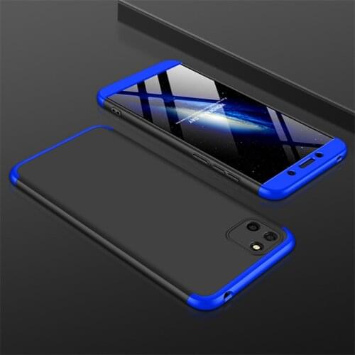 360 Case For Huawei Y5p 2020 Matte Full Body Cover Shockproof Hard Phone Case for Huawei Y5P 2020 Phone Cover Protector + Film
