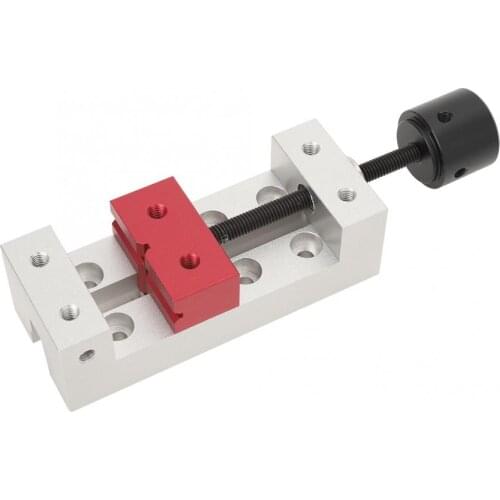 50mm Mini Aluminum Flat Clamp Bench Table Vise Drill Press Vice Fixing Tool Carving Bench Clamp
