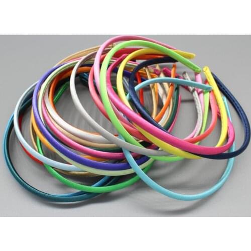 70pcs mix color padded headbands, satin covered, Alice headband 8mm-10mm width