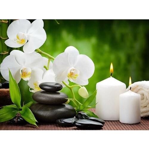 SenyuArt Diamond Painting Full Round Embroidery Picture Stone Flower Mosaic Art Accessories Paiting Cross Stitch Kits Home Decor