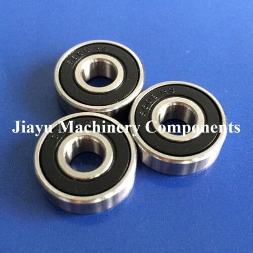Free Shipping 50 PCS S608-2RS Bearings 8x22x7 mm Stainless Steel Ball Bearings S608 RS