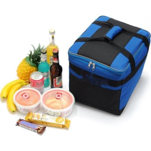 Large waterproof cooler bag picnic big box ice pack car fresh package insulation bag meal package insulated cool bag