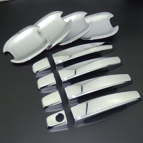 For Vauxhall Opel Zafira B 2005-2014 Chrome Door Handle Covers & Door Bowl Covers Car Styling Decorate 2006 2007 2008 2009 2010