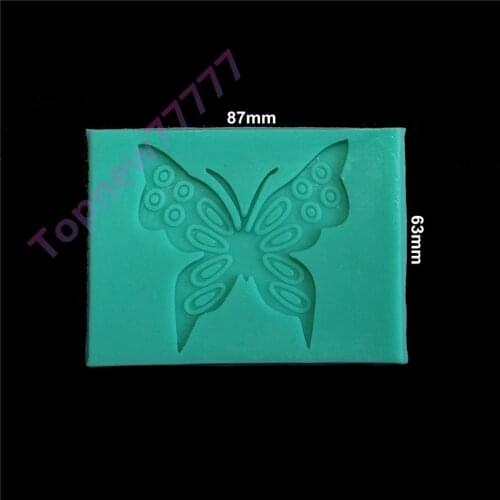 Butterly shaped lace model Double sugar cake pan For fondant cookie and cake model Kitchen accessories 2341