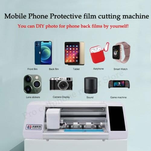 Mobile Phone Film Cutting Machine Cut Mobile Phone Tablet Front Back Protective sheet Cut Tools DIY print photo for back films