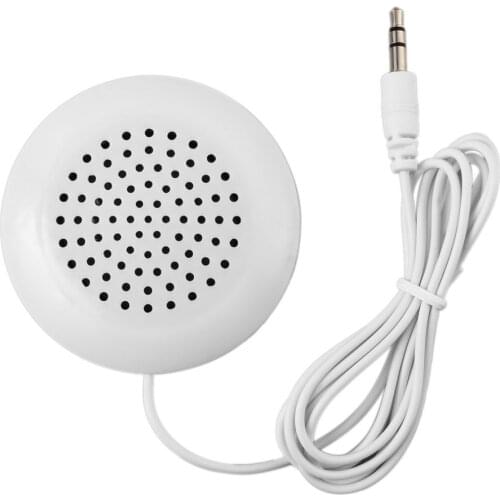 Mini Portable 3.5mm Dual Speakers Musical Pillow Speaker Loudspeaker For MP3 MP4 For Mobile Phones PC Computer Laptop Notebook