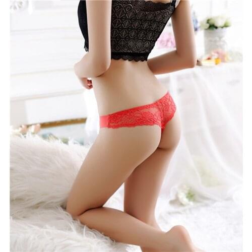 Fashion Sexy Lace Panties Women Lingerie Seamless Briefs High Quality Cotton Low Waist Cute Women T Strings Panties Underwear