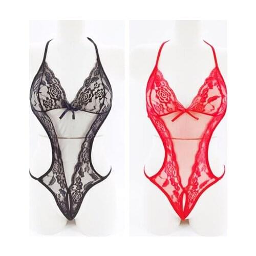 Summer Women Sexy Erotic Lingerie Babydoll Sleepwear Lace Nightwear Bodysuit Backless Baby Dolls Dress Female Sexy Underwear