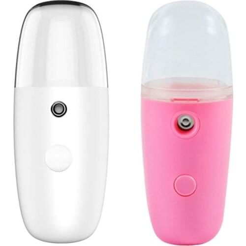 30ML Handheld Moisture Facial Steamer Ultrasonic Face Humidifier Sprayer USB Charging Water Mist Maker