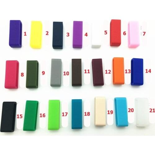 4pcs 12mm 14mm 16mm 18mm 20mm 22mm 24mm26mm Top Quality Silicone rubber Watch Band Strap rubber Loop Holder Locker watchband