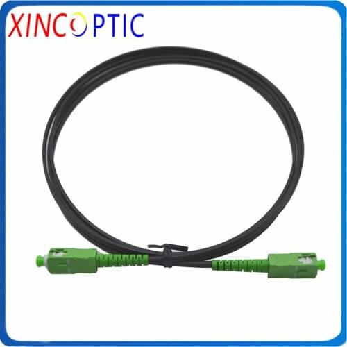 SM,1Core,G657A1 Fiber,Two steel wires,LSZH,10/20/30/50M,GJXH Drop Fiber Optic Patch Cord,Fiber to the Home Patch Cord Cable