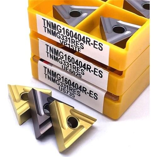 TNMG160404R ES VP15TF/US735/UE6020 CNC Cutting Tool lathe tools TNMG 160404R High Quality Turning Insert