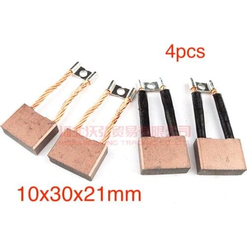 4pcs 10x30x21mm for Cummins 2816 series high quality starter motor carbon brush